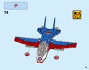 Notice / Instructions de Montage - LEGO - Marvel Super Heroes - 76076 - La poursuite en avion de Captain America: Page 55