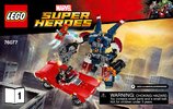 Notice / Instructions de Montage - LEGO - Marvel Super Heroes - 76077 - Iron Man : L'attaque de Detroit Steel: Page 1