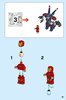 Notice / Instructions de Montage - LEGO - Marvel Super Heroes - 76077 - Iron Man : L'attaque de Detroit Steel: Page 35