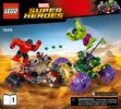 Notice / Instructions de Montage - LEGO - Marvel Super Heroes - 76078 - Hulk contre Hulk Rouge: Page 1