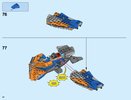 Notice / Instructions de Montage - LEGO - Marvel Super Heroes - 76081 - Le vaisseau Milano contre l'Abilisk: Page 34