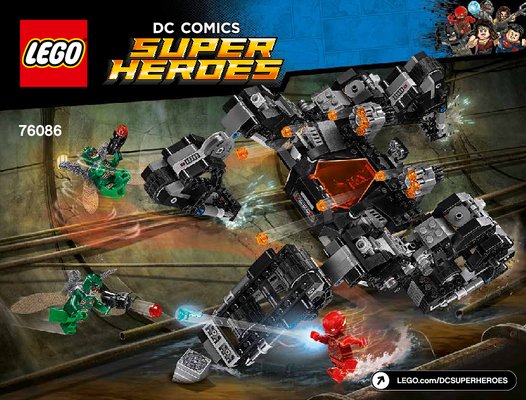 Notice / Instructions de Montage - LEGO - DC Comics Super Heroes - 76086 - Le Knightcrawler: Page 1