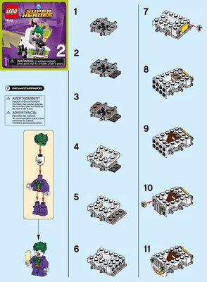 Notice / Instructions de Montage - LEGO - 76093 - Mighty Micros: Nightwing™ vs. The Joker™: Page 1