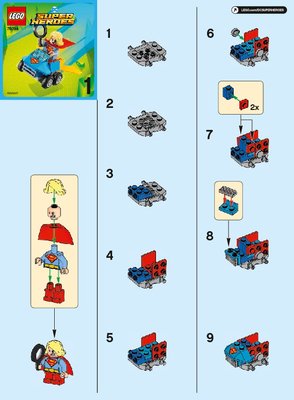 Notice / Instructions de Montage - LEGO - 76094 - Mighty Micros: Supergirl™ vs. Brainiac™: Page 1