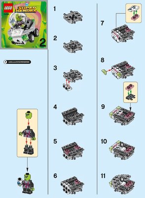 Notice / Instructions de Montage - LEGO - 76094 - Mighty Micros: Supergirl™ vs. Brainiac™: Page 1