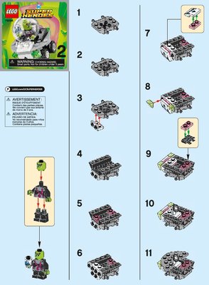 Notice / Instructions de Montage - LEGO - 76094 - Mighty Micros: Supergirl™ vs. Brainiac™: Page 1