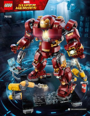 Notice / Instructions de Montage - LEGO - 76105 - The Hulkbuster: Ultron Edition: Page 1