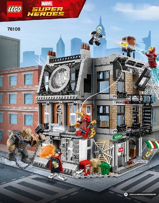 Notice / Instructions de Montage - LEGO - 76108 - Sanctum Sanctorum Showdown: Page 1