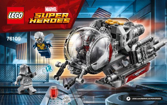 Notice / Instructions de Montage - LEGO - 76109 - Quantum Realm Explorers: Page 1