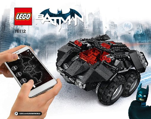 Notice / Instructions de Montage - LEGO - 76112 - App-Controlled Batmobile: Page 1