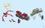 Notice / Instructions de Montage - LEGO - 76113 - Spider-Man Bike Rescue: Page 37