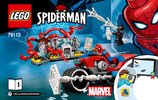 Notice / Instructions de Montage - LEGO - 76113 - Spider-Man Bike Rescue: Page 1