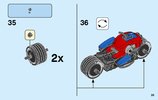 Notice / Instructions de Montage - LEGO - 76113 - Spider-Man Bike Rescue: Page 35