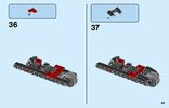 Notice / Instructions de Montage - LEGO - 76118 - Mr. Freeze™ Batcycle™ Battle: Page 45