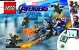 Notice / Instructions de Montage - LEGO - 76123 - Captain America: Outriders Attack: Page 1