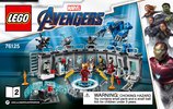 Notice / Instructions de Montage - LEGO - 76125 - Iron Man Hall of Armor: Page 1