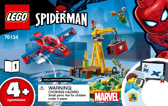 Notice / Instructions de Montage - LEGO - 76134 - Spider-Man: Doc Ock Diamond Heist: Page 1