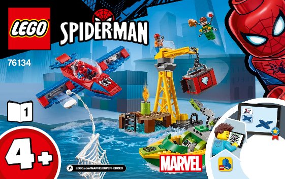 Notice / Instructions de Montage - LEGO - 76134 - Spider-Man: Doc Ock Diamond Heist: Page 1