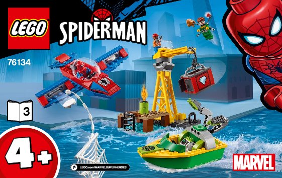 Notice / Instructions de Montage - LEGO - 76134 - Spider-Man: Doc Ock Diamond Heist: Page 1