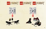 Notice / Instructions de Montage - LEGO - Le Hobbit - 79001 - Les araignées de la forêt de Mirkwood™: Page 3