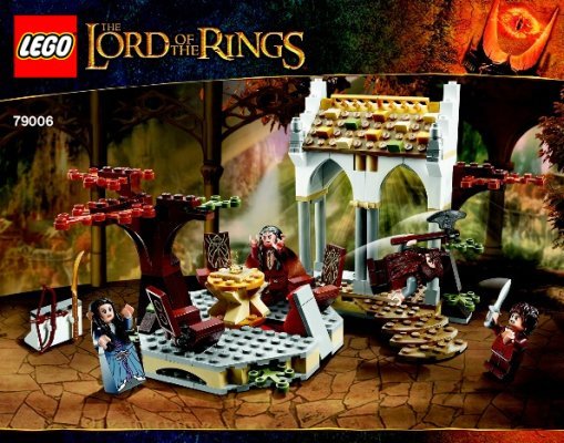 Notice / Instructions de Montage - LEGO - The Lord of the Rings - 79006 - Le conseil d'Elrond: Page 1