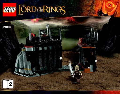 Notice / Instructions de Montage - LEGO - The Lord of the Rings - 79007 - La bataille de la porte noire: Page 1