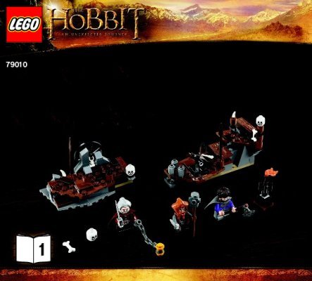 Notice / Instructions de Montage - LEGO - 79010 - The Goblin King Battle: Page 1