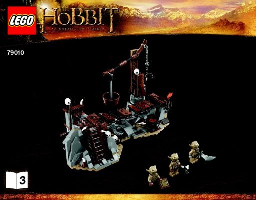 Notice / Instructions de Montage - LEGO - 79010 - The Goblin King Battle: Page 1