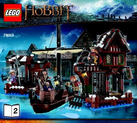 Notice / Instructions de Montage - LEGO - Le Hobbit - 79013 - La poursuite de Lacville: Page 1