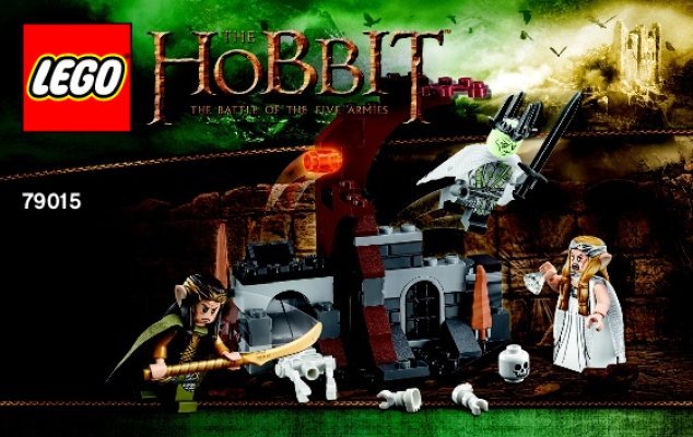 Notice / Instructions de Montage - LEGO - Le Hobbit - 79015 - La bataille du Roi Sorcier: Page 1