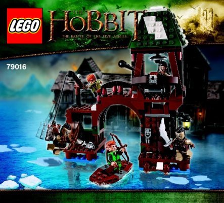 Notice / Instructions de Montage - LEGO - Le Hobbit - 79016 - L'attaque de Lacville: Page 1