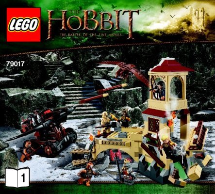 Notice / Instructions de Montage - LEGO - Le Hobbit - 79017 - La bataille des Cinq Armées™: Page 1