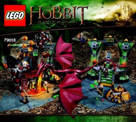 Notice / Instructions de Montage - LEGO - Le Hobbit - 79018 - Le Mont solitaire: Page 1