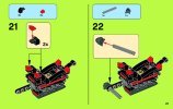 Notice / Instructions de Montage - LEGO - Teenage Mutant Ninja Turtles - 79101 - La moto Dragon de Shredder: Page 21