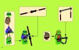 Notice / Instructions de Montage - LEGO - Teenage Mutant Ninja Turtles - 79120 - L'attaque aérienne en T-Rawket: Page 4