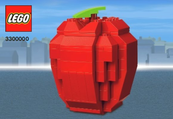 Notice / Instructions de Montage - LEGO - 3300000 - The Brick Apple: Page 1