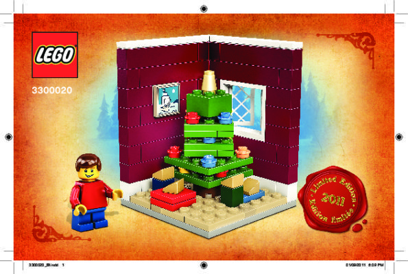 Notice / Instructions de Montage - LEGO - 3300020 - Christmas Tree Scene: Page 1