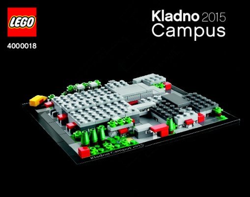 Notice / Instructions de Montage - LEGO - 4000018 - Kladno Campus 2015: Page 1